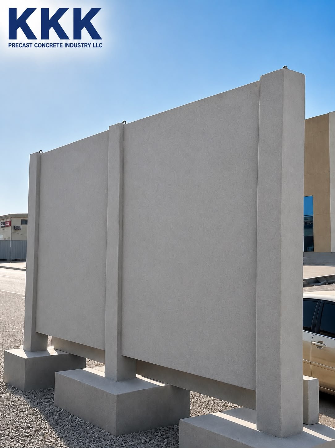 Precast boundary wall